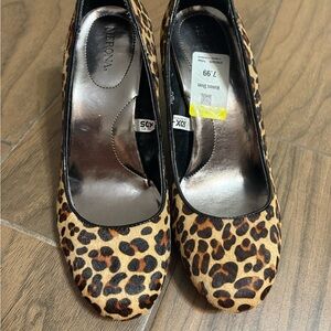 Merona Leopard Print Heels